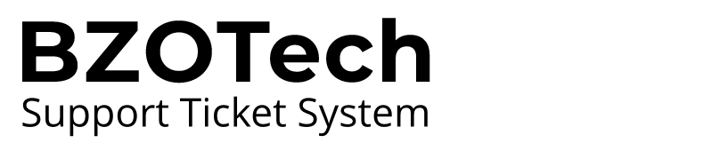 BZOTech :: Support Ticket System